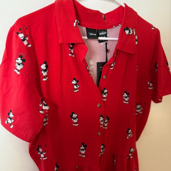 Mickey Mouse Button Dress size L by Cakeworthy | NWT! - Picture 6 of 6